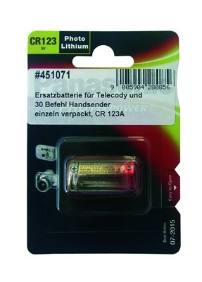 Bateria CR 123A art. nr 204V000 Bateria CR 123A art. nr 204V000