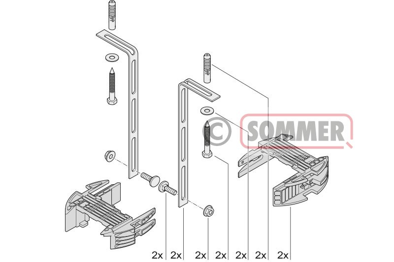 Podwieszenie sufitowe, #1646V000 Podwieszenie sufitowe, #1646V000