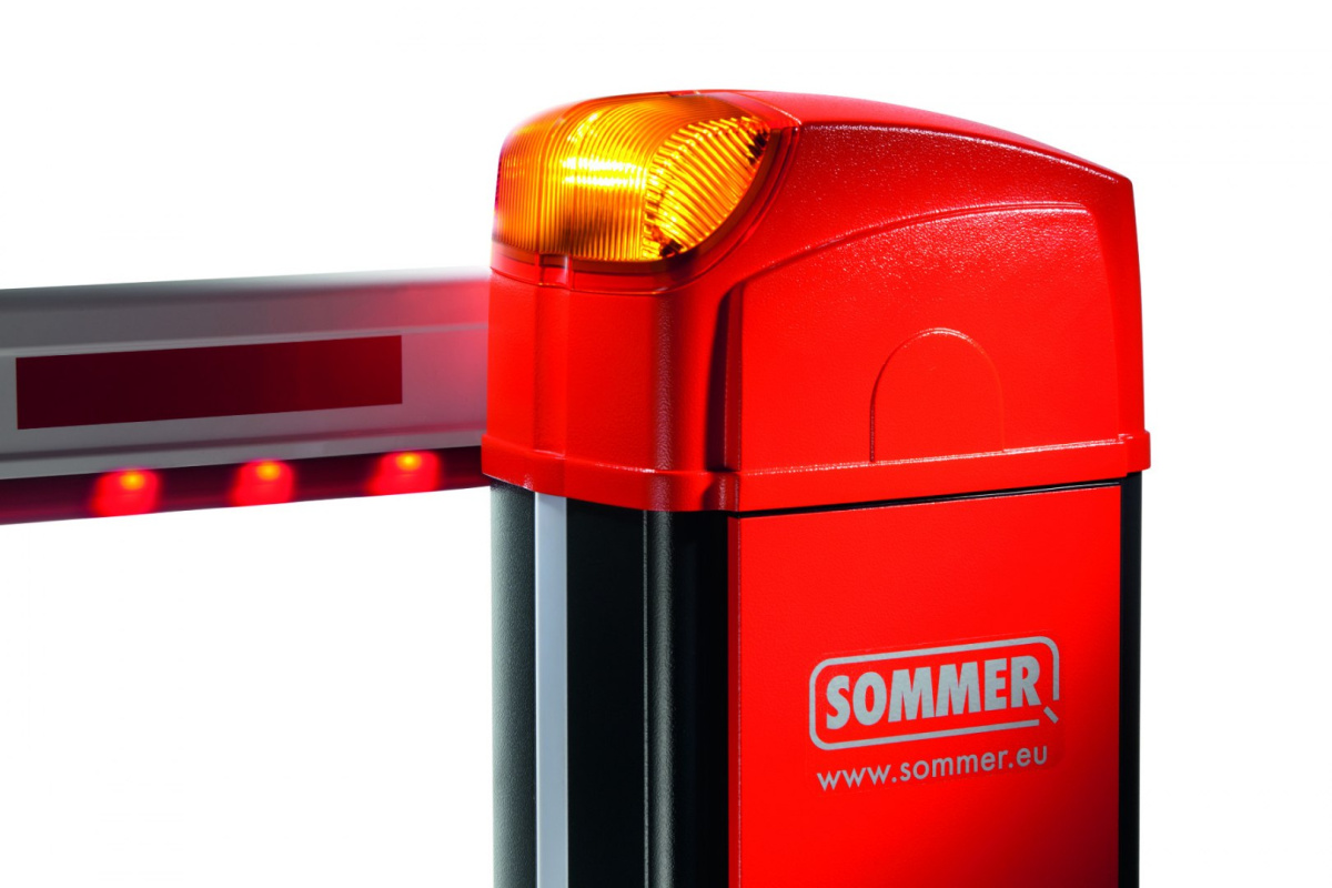 Szlaban parkingowy, aluminiowy z podświetlanym ramieniem LED Szlaban parkingowy, aluminiowy z podświetlanym ramieniem LED